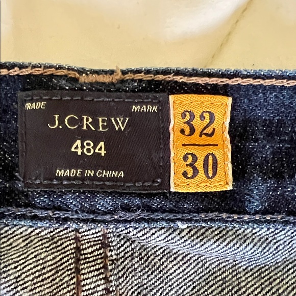 J. Crew 484 Men's Dark Indigo Bootcut Jeans - Picture 2 of 4